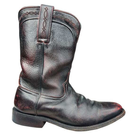 Cody James Men’s Black Cherry Distressed Cowboy Boot Size US 8.5 D - Picture 1 of 11